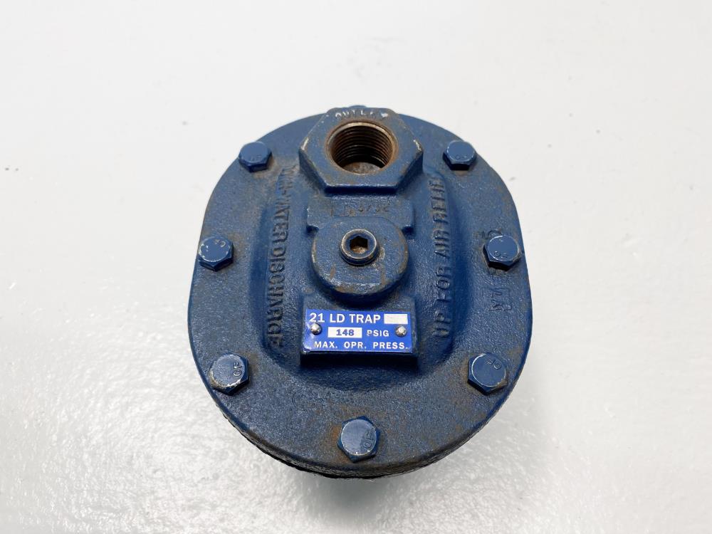 Armstrong 21 LD Steam Trap, 3/4" NPT, Carbon Steel, 148 PSIG